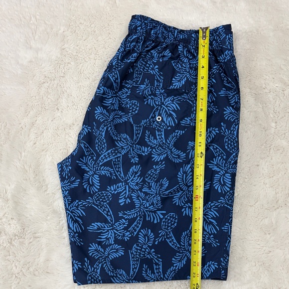 St.John’s,Bay, Size 2XLT,Men's Blue Floral Swim Shorts - Picture 14 of 16